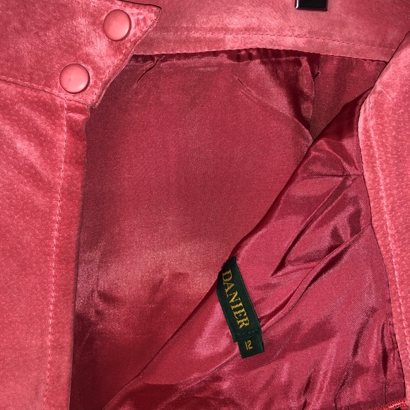 Vintage Danier Pink Two Piece Set Skirt and Jacket - Picture 8 of 16